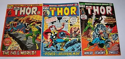 Buy Thor Lot 200 206 207 VG VG+ Marvel Bronze Age Loki Absorbing Man • 14.38£