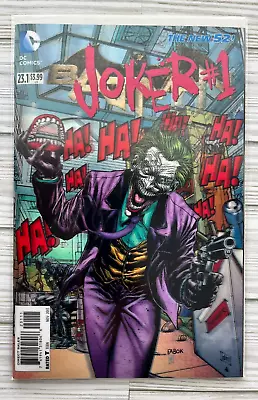 Buy Batman #23.1- DC New 52 - 3-D Lenticular Variant Joker Cover - Unread NM+ 9.6 • 9.25£
