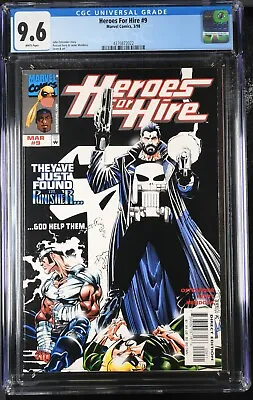 Buy HEROES FOR HIRE #9 [1998] - CGC 9.6 - WP - Marvel Comics - Punisher App • 39.52£