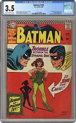Buy Batman #181 CGC 3.5 1966 2111151001 1st App. Poison Ivy • 554.42£