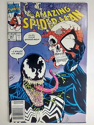 Buy Marvel Comics Amazing Spider-Man #347 Iconic Erik Larson Cover VF 8.0 • 23.65£