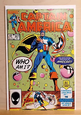 Buy Captain America #307 (1985) = KEY 1st App. Madcap = VFN 8.0 • 28£