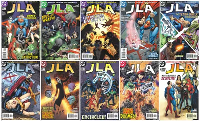Buy Justice League Comic Books: JLA #91-100 (1997 DC Series). Near Mint Condition!! • 15.76£