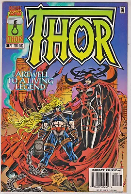 Buy Thor#502 Nm 1996 Final Issue Marvel Comics • 14.30£