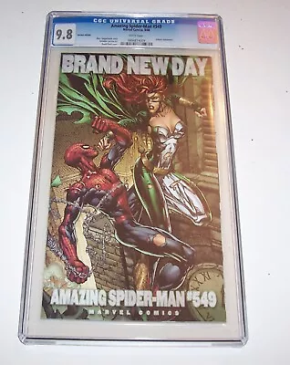 Buy Amazing Spiderman #549 - Marvel 2008 Modern Age CGC NM/MT 9.8 Variant Issue • 110.69£
