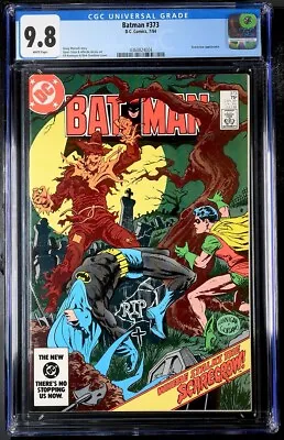 Buy Batman #373 Cgc 9.8 White Pages Classic Scarecrow Cover 1984 • 239.82£