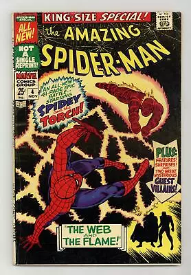 Buy Amazing Spider-Man Annual #4 VG+ 4.5 1967 • 54.55£