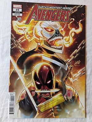 Buy Avengers Issue 49 - Jason Aaron - Deadpool  Gold Guns  Rob Liefeld Variant • 4.99£