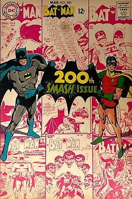 Buy Batman #200 🔑Key🔑 200th Issue 🔥Neil Adams Cover🔥 1968 • 79.51£