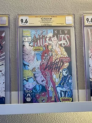 Buy NEW MUTANTS #98 CGC SS 9.6 Liefeld Bloody Chisel Sig Mexican Foil LTD 1000 • 239.94£