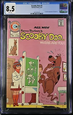Buy SCOOBY DOO #1  KEY 1st CHARLTON COMICS APPEARANCE CGC 8.5 WHITE PAGES • 166.02£