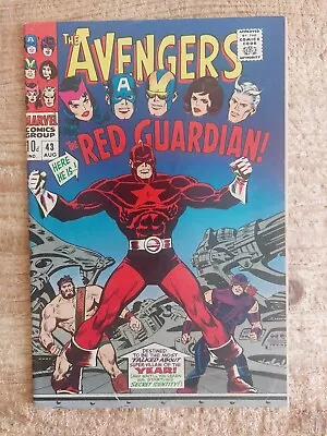 Buy Avengers #43  1st Appearance Of Red Guardian! Black Widow! Marvel 1967 VF • 140£