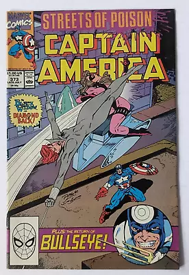 Buy Captain America #373 - 1st Appearance Of Leon Hoskins, 1990, Marvel Comic • 4£
