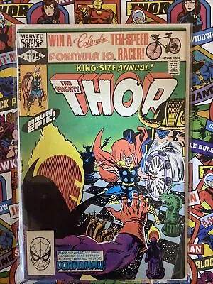 Buy THE MIGHTY THOR COMIC BUNDLE.#9,#357,#377.KING SIZE ANNUAL!1980s! • 29.99£