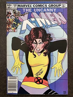 Buy Uncanny X-men 168 Newsstand 1st Madelyne Pryor Kitty Pryde Rejoins 1983 '97 Show • 23.95£