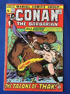Buy Conan The Barbarian #11 VG (4.0) MARVEL ( Vol 1 1971) Barry Smith Art (2) • 16£