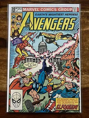 Buy The Avengers 212. 1981. 1st Appearance Of The Elfqueen. Key Issue. VFN- • 2.99£