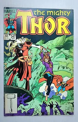 Buy Thor #347 1st Appearance Of Kurse (Marvel Comics) F/VF Direct Edition • 14.39£