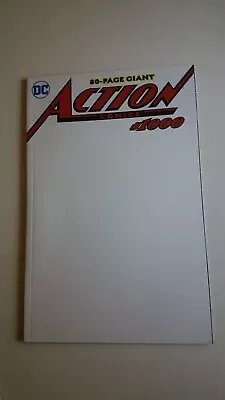 Buy Action Comics Vol 1 # 1000 Blank Variant Edition  - Dc Comics  • 9.95£