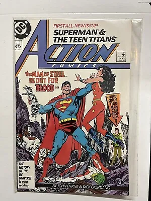 Buy Action Comics 58 . John Byrne Art Begins! 1st Post-Crisis Supes In Title • 2.40£