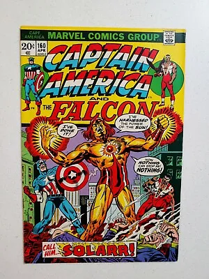 Buy Captain America #160 | VF | 1st Appearance Of Solarr | Marvel 1973 • 22.96£