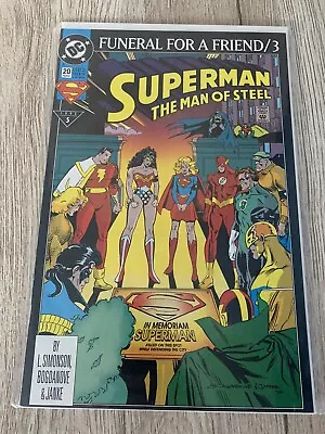 Buy Superman: The Man Of Steel #20 1993 DC Comics • 3.25£