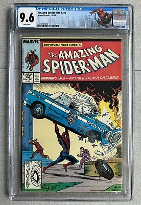 Buy Amazing Spider-Man #306 CGC 9.6 NM+ WHITE PAGES McFarlane Action Comics 1 Homage • 94.80£