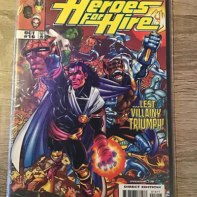 Buy Heroes For Hire #16 - 1st Printing - Marvel Comics October 1998. • 3.99£