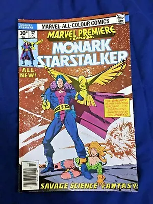 Buy Free P & P; Marvel Premiere #32 (Oct 1976): Monark Starstalker! • 4.99£
