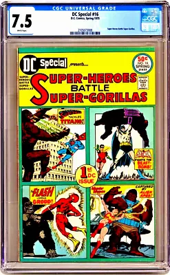 Buy DC Special #16 DC 1975   Graded 7.5 By CGC  Superman  Batman  Wonder Woman Flash • 44.34£