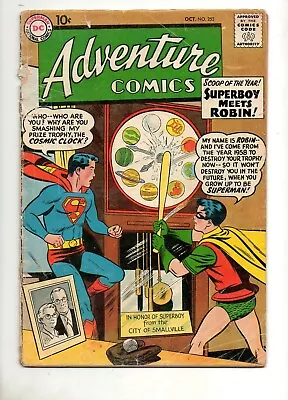 Buy Adventure Comics #253 ROBIN APP In SUPERBOY! GREEN ARROW By KIRBY! AQUAMAN! 1958 • 51.24£