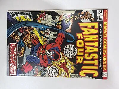Buy Fantastic Four #132 (1972) 1st Full App. Omega The Ultimate Alpha, Medusa Joi... • 12.79£