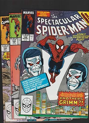 Buy Spectacular Spiderman Marvel Copper Age Comic Lot  #159 160 164 Buschema Covers • 7.99£