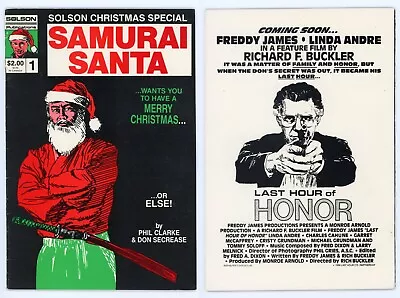 Buy Solson Christmas Special Samurai Santa #1 (FN 6.0) 1st Jim Lee Interior Art 1986 • 63.43£