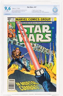 Buy Star Wars #37 NEWSSTAND CBCS 9.6 1980 White Pages 1st Print Not Cgc • 114.82£