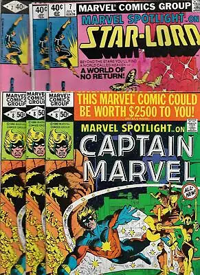 Buy MARVEL SPOTLIGHT #7 #8 1980 FINE-VERY FINE 7.0 3898 STAR-LORD CAPTAIN MARVEl • 15.73£