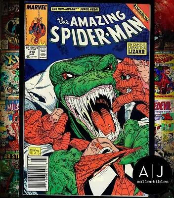 Buy Amazing Spider-Man #313 Newsstand (McFarlane Lizard) - FN/VF 7.0 • 7.74£