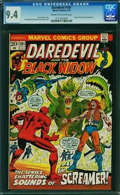 Buy Daredevil #101 (1973) CGC 9.4 Angar Black Widow CLASSIC Marvel Comics • 112.17£