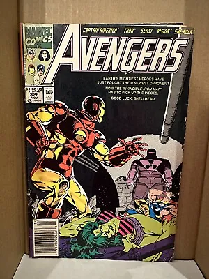 Buy The Avengers #326 LG RARE MARK JEWELERS VARIANT! (1990) • 27.63£