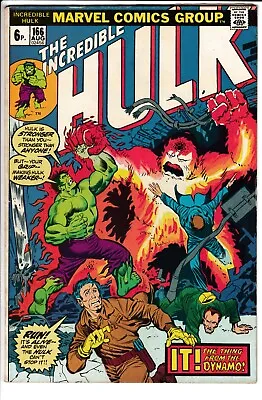Buy INCREDIBLE HULK #166, UK PENCE VARIANT, Marvel Comics (1973) • 9.95£