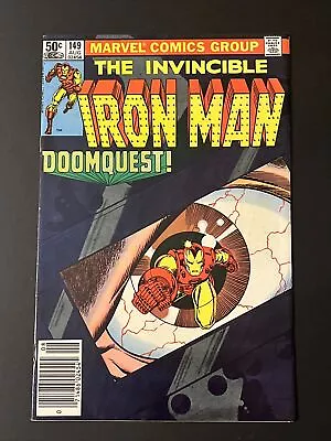 Buy Invincible Iron Man #149 Marvel 1981 Dr Doom VF Newsstand • 11.98£