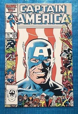 Buy Captain America #323 (1986)-1st App John Walker Super Patriot-25th Ann Cover,nm- • 19.82£