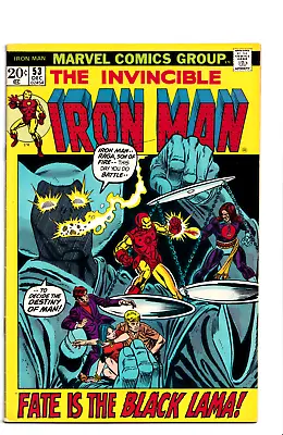 Buy Iron Man #53 1972 Marvel Comics 1st Black Lama • 26.11£
