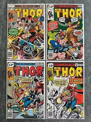 Buy The Mighty Thor #271 #276 #280 #282 | 1st Time-Keepers | VF+ | B&B (Marvel 1978) • 14.50£