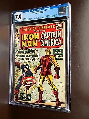 Buy Tales Of Suspense #59 (1964) CGC 7.0  1st Solo Captain America Story Since 1950s • 245.45£