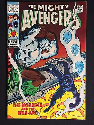 Buy Avengers #62 VF 8.0 1st Appearance Man-Ape! Black Panther! Marvel 1969 • 99.73£