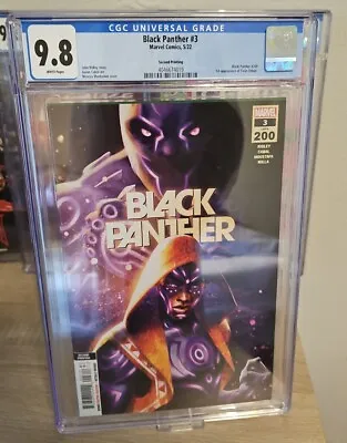 Buy Black Panther #3 CGC 9.8 🔥 1st App Tosin 🌟 ERROR PRINT 🌟 52 (Fantastic Four) • 21.99£