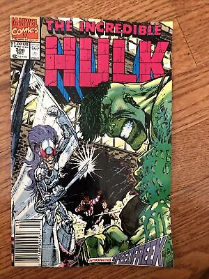 Buy The Incredible Hulk Marvel Comic Volume One Number 388 December 1991 • 4£