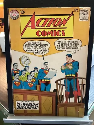 Buy ACTION COMICS #263 DC 1960 1st APPEARANCE BIZARRO WORLD SILVER AGE SUPERMAN • 48.65£