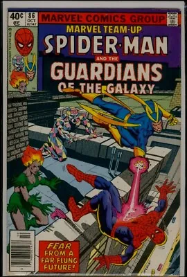 Buy Marvel Comics MARVEL TEAM-UP #86 SPIDER-MAN & The GUARDIANS Of The Galaxy FN 6.0 • 2.37£